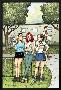 Spider-Man Loves Mary Jane Season 2 No.4 Cover: Mary Jane Watson, Stacy, Gwen, and Liz Allen-Terry Moore-Lamina Framed Poster