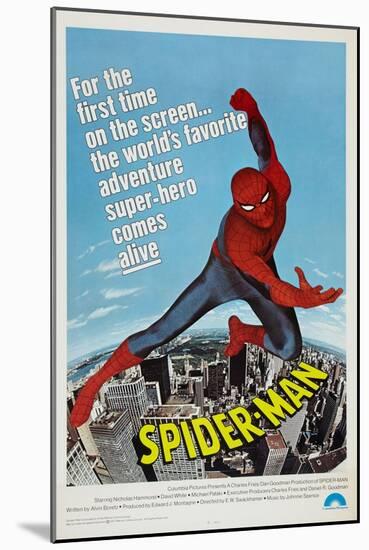 Spider-Man, Nicholas Hammond, 1977-null-Mounted Art Print