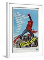 Spider-Man, Nicholas Hammond, 1977-null-Framed Art Print