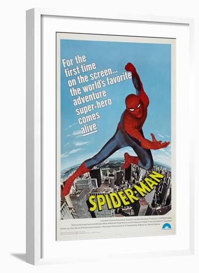 Spider-Man, Nicholas Hammond, 1977-null-Framed Art Print