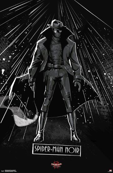 SPIDER-MAN: SPIDER-VERSE - SPIDER-MAN NOIR-null-Lamina Framed Poster