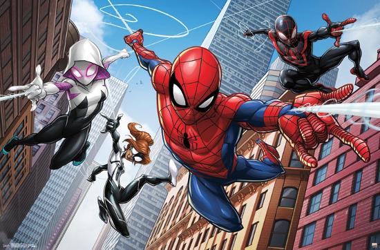 Spider-Man- Web Heroes-null-Lamina Framed Poster