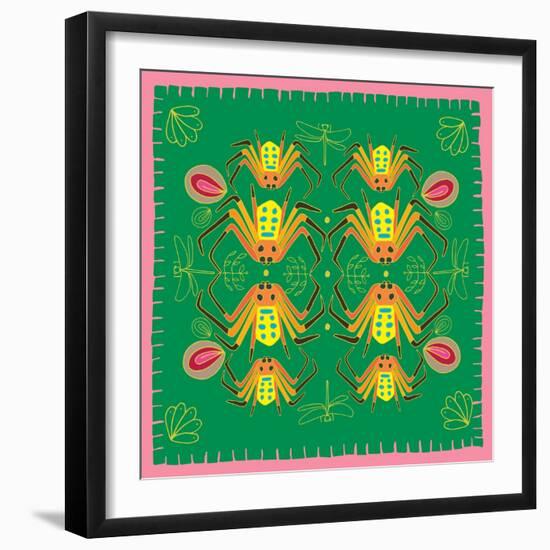 Spider, Mirror Spider-Belen Mena-Framed Giclee Print