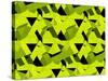 Spider Net Line Geometric Kaleidoscope-NesaCera-Stretched Canvas