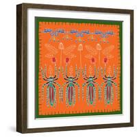 Spider, Peacock Spider-Belen Mena-Framed Giclee Print