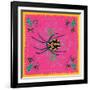 Spider, Pink Crab Spider-Belen Mena-Framed Giclee Print