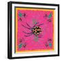 Spider, Pink Crab Spider-Belen Mena-Framed Giclee Print