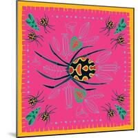 Spider, Pink Crab Spider-Belen Mena-Mounted Giclee Print