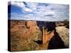 Spider Rock at Junction of Canyon De Chelly and Monument Valley, Canyon De Chelly Ntl Monument, AZ-Bernard Friel-Stretched Canvas