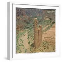 Spider Rock, Canyon De Chelly, Arizona, USA-Tony Gervis-Framed Photographic Print