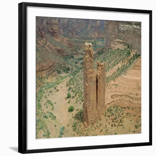 Spider Rock, Canyon De Chelly, Arizona, USA-Tony Gervis-Framed Photographic Print