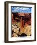 Spider Rock, Canyon De Chelly,Arizona-George Oze-Framed Photographic Print