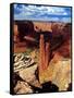 Spider Rock, Canyon De Chelly,Arizona-George Oze-Framed Stretched Canvas