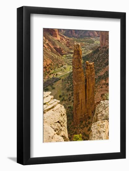 Spider Rock, Canyon de Chelly, Chinle, Arizona, USA-Michel Hersen-Framed Photographic Print