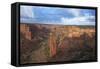 Spider Rock from Spider Rock Overlook, Canyon de Chelly National Monument, Arizona, USA-Peter Barritt-Framed Stretched Canvas