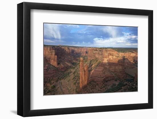 Spider Rock from Spider Rock Overlook, Canyon de Chelly National Monument, Arizona, USA-Peter Barritt-Framed Premium Photographic Print