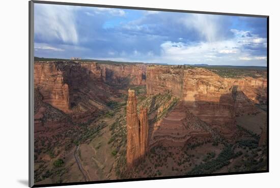 Spider Rock from Spider Rock Overlook, Canyon de Chelly National Monument, Arizona, USA-Peter Barritt-Mounted Photographic Print