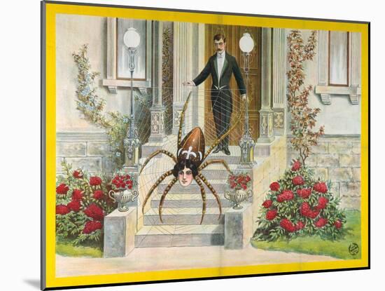 Spider-Woman, 1922-null-Mounted Giclee Print