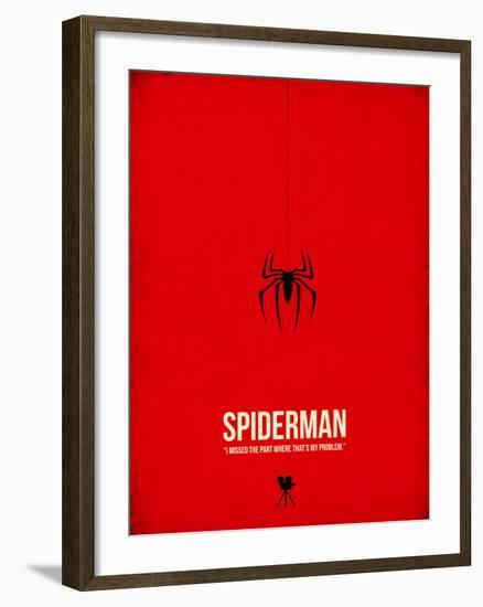 Spiderman-David Brodsky-Framed Art Print