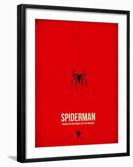 Spiderman-David Brodsky-Framed Art Print