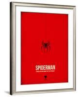 Spiderman-David Brodsky-Framed Art Print