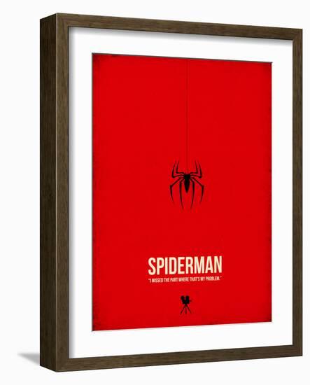 Spiderman-David Brodsky-Framed Art Print