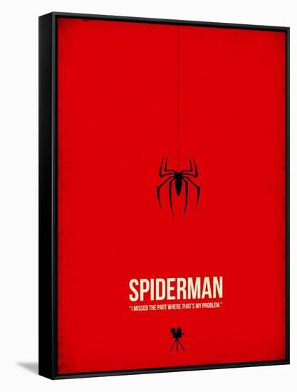 Spiderman-David Brodsky-Framed Stretched Canvas