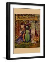 Spiders Personified Manufacture Lace-null-Framed Art Print
