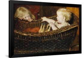 Spielende Kinder. 1891-Erik Theodor Werenskiold-Framed Giclee Print