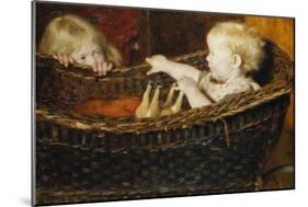 Spielende Kinder. 1891-Erik Theodor Werenskiold-Mounted Giclee Print