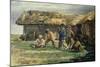 Spielende russische Dorfkinder. 1870-Wladimir J Makovskij-Mounted Giclee Print