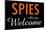 Spies Always Welcome-null-Mounted Poster