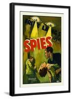 Spies-Fritz Lang-Framed Art Print