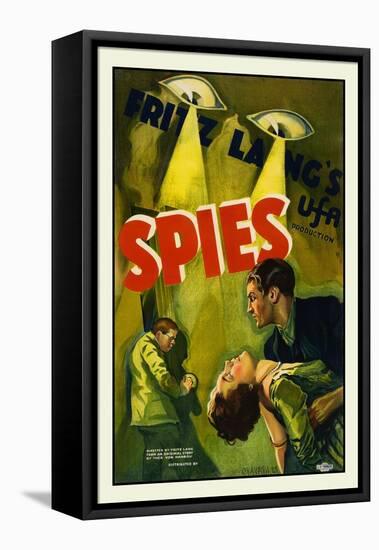Spies-Fritz Lang-Framed Stretched Canvas