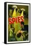 Spies-Fritz Lang-Framed Stretched Canvas