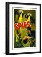 Spies-Fritz Lang-Framed Art Print