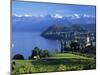 Spiez, Lake Thun, Berner Oberland, Switzerland-Peter Adams-Mounted Premium Photographic Print