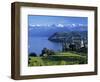 Spiez, Lake Thun, Berner Oberland, Switzerland-Peter Adams-Framed Photographic Print