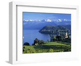 Spiez, Lake Thun, Berner Oberland, Switzerland-Peter Adams-Framed Photographic Print