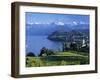 Spiez, Lake Thun, Berner Oberland, Switzerland-Peter Adams-Framed Photographic Print