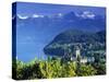 Spiez, Lake Thun, Switzerland-Peter Adams-Stretched Canvas
