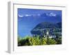 Spiez, Lake Thun, Switzerland-Peter Adams-Framed Photographic Print