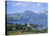 Spiez, Lake Thun (Thunersee), Jungfrau Region, Bernese Oberland, Switzerland, Europe-Roy Rainford-Stretched Canvas