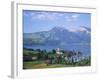 Spiez, Lake Thun (Thunersee), Jungfrau Region, Bernese Oberland, Switzerland, Europe-Roy Rainford-Framed Photographic Print