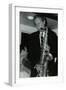 Spike Robinson Playing the Tenor Saxophone at the Bell, Codicote, Hertfordshire, 11 September 1986-Denis Williams-Framed Photographic Print