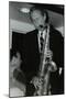 Spike Robinson Playing the Tenor Saxophone at the Bell, Codicote, Hertfordshire, 11 September 1986-Denis Williams-Mounted Photographic Print