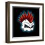 Spike Skull-Andrea Buenfil-Framed Art Print