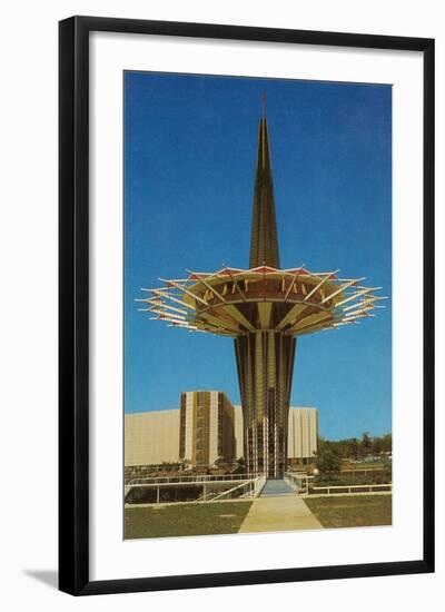 Spiky Tower-null-Framed Art Print