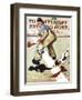 "Spilled Paint" Saturday Evening Post Cover, October 2,1937-Norman Rockwell-Framed Giclee Print