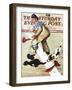 "Spilled Paint" Saturday Evening Post Cover, October 2,1937-Norman Rockwell-Framed Giclee Print